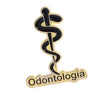 Cultural Symbol Alloy Pin Retro Snake Staff Designs Brooch Lightweight Sturdy Accessory For Modern Fashion Symbolic Snake Staff Pin