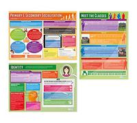 Culture and Identity Posters - Set of 3 | Sociology Posters | Laminated Gloss Paper measuring 850mm x 594mm (A1) | Sociology Class Posters | Education Charts by Daydream Education