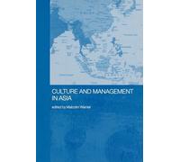 Culture and Management in Asia