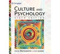 Culture and Psychology – Cengage Learning