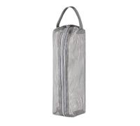 Culture Board - Mesh Toothbrush Bag | Water- Material, Lightweight Multiple , Multiple Compartments for Use in the Bathroom, Gym and 23 x 6.5 x 5.5 cm, gray, see description, See