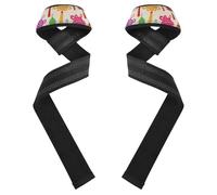 Culture Chinese Knot Beige Wrist Wraps and Lifting Straps 26" Anti Slip Pair of Gym Straps for Powerlifting, Strength Training, Bodybuilding almohadillas de neopreno para gym