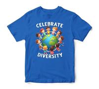 Culture Day Kids T Shirt Celebrate Diversity Design Idaho Teacher Support Equality Boys Girls Tee, 5-6 Years, Royal