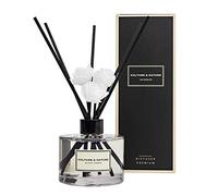 CULTURE & NATURE Reed Diffuser Set 6.7oz (200ml) Black Cherry Scented Diffuser with Sticks Home Fragrance Reed Diffuser for Bathroom Shelf Decor