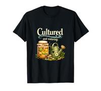 Cultured and Watering Plant Parent Cottagecore Art T-Shirt