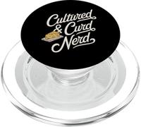 Cultured & Curd Nerd Cheese Lover Design PopSockets PopGrip for MagSafe