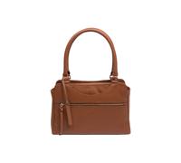Cultured London 'brianna' Leather Handbag In Tan Tan