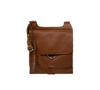 Cultured London 'leigh' Leather Cross Body Bag In Tan Tan