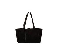 Cultured London 'matilde' Suede Handbag In Black Black