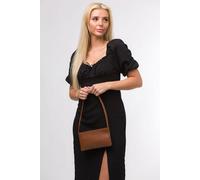 Cultured London 'mimi' Leather Evening Phone Bag In Tan Tan
