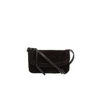 Cultured London Women's 'Ashe' Suede Mini Cross Body Bag in Black