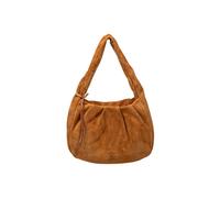 Cultured London Women's 'Beatriz' Suede Handbag in Tan