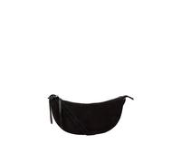 Cultured London Women's 'Carine' Suede Cross Body Bag in Black