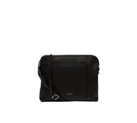 Cultured London Women's 'Celina' Leather Cross Body Bag in Black