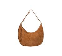 Cultured London Women's 'Kacey' Suede & Leather Shoulder Bag in Tan
