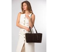Cultured London Women's 'Matilde' Suede Handbag in Dark Brown Cultured London Dark Brown One Size