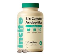 Cultures for Gut Health - Acidophilus - 10 Billion CFU, 120 Tablets (4 Month Supply) - Gut Health & Digestion Support - High Strength for Men & Women - Vegan & Non-GMO