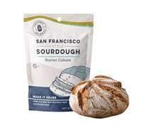 Cultures For Health San Francisco Sourdough Starter Organic Non-Gmo Natural Yeast Makes Sourdough Bread Pizza Pancakes Includes 1 Packet Of Starter