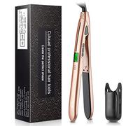 Culwad Hair Straighteners, 2 in 1 Ceramic Flat Iron and Curling Iron with LCD Display, Straightners & Curls with Adjustable Temperature (140-230 ℃), Dual Voltage