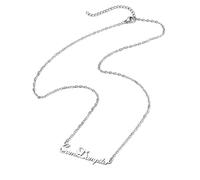 Cum Dumpster Necklace (Gold Plated Stainless Steel or Silver Stainless Steel), CumDumpster Necklace, Swinger Jewelry, L, Stainless Steel, No Gemstone