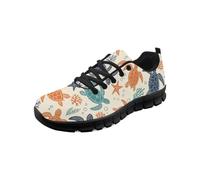 Cumagical Womens Low Top Trainers, Sea Turtle Print