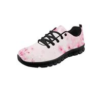 Cumagical Womens Running Shoes, Cherry Blossom Pattern