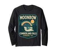 Cumberland Falls Kentucky Shirt Moonbow Waterfall Sky Long Sleeve T-Shirt