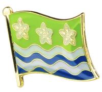 Cumberland Regional English County Metal Crest Flag Enamel Pin Badge Lapel - 1.9cm x 1.6cm - Hard Enamel Cumberland County Flag Design - Historic North West England