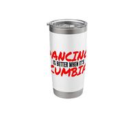 Cumbia Dance Salsa Bachata Merengue Latin Cumbia Dancing Stainless Steel Insulated Tumbler