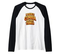 Cumbia Dance Salsa Bachata Merengue Latin Dancing Raglan Baseball Tee