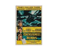 Cumbrjde Cockleshell Heroes Movie Poster Wall Art Decor Canvas Posters 16x24inch(40x60cm) Unframe-Cockleshell Heroes