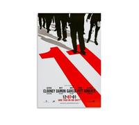 Cumbrjde Ocean's 11 2001 Movie Poster Wall Art Decor Canvas Posters 20x30inch(50x75cm) Unframe-Ocean's 11 2001