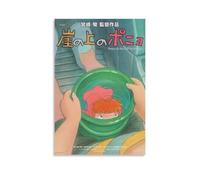Cumbrjde PONYO ON THE CLIFF BY THE SEA 6 Movie Poster Canvas Posters Painting Wall Art Decorative 16x24inch(40x60cm) Unframe-PONYO ON THE CLIFF BY THE SEA 6