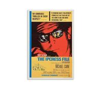 Cumbrjde The Ipcress File Movie Poster Wall Art Decor Canvas Posters 08x12inch(20x30cm) Unframe-The Ipcress File