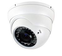 CUMCITIN Analog CCTV Camera HD 1080P 4-in-1 (TVI/AHD/CVI/CVBS) Security Dome Camera 2.8mm-12mm Manual Focus/Zoom Varifocal Lens Weatherproof Metal Housing 36 IR-LEDs Day & Night Monitoring (White)