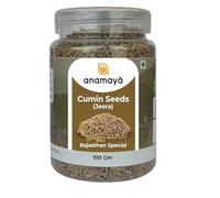 Cumin Seeds for cooking | Jeera Cumin Seeds 100g | Grown and Harvested in Rajasthan India | Packed in a reusable Jar | Sun Dried | No Preservative