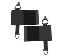 Cummerbund Side Mag Pouch, Holder Radio Pouch, with Hook and Loop Tactical Mag Expander Wing Holster, for Vest 2Pcs(Black)