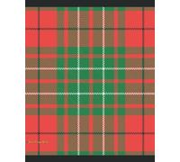 Cumming Clan Tartan Composition Notebook • Journal • Guest Book • Diary • 70 sheets • 140 numbered pages • College Rule • 8 x 10 inches.
