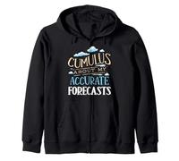 Cumulus About My Forecasts Weather Forecaster Meteorologist Zip Hoodie