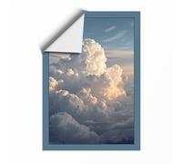 Cumulus Ascendant Minimalist Unframed Wall Art Print A4 (29.7×21cm), Wall Decor for Living Room, Bedroom, Office & Home, Art Gift