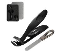 Cumulus Clipmaster Pro, Angled Head Toenail Clippers, Dotmalls Nail Clipper, Ergonomic Nail Clippers, Shirem Nail Clipper, Nail Clippers for Thick Toenails (Black)
