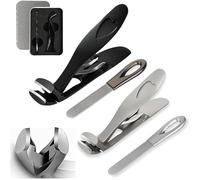 Cumuul ClipMaster Pro, Libiyi Clipmaster Pro Nail Clippers, Ergonomic Angled Head Toenail Clippers, 2024 Upgraded Sherum, Thick Nail Clippers for Seniors (2-Color Set)