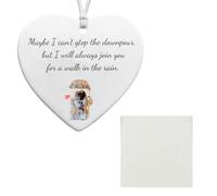 Cunegra Best Friend Plaque, Heart Shaped Ceramic Hanging Ornament Gift for Women, Friendship Keepsake