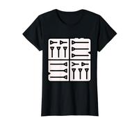 Cuneiform Tablet Writing Sumerian Mesopotamia Akkadian Value Graphic T-Shirt, Women, Black, L