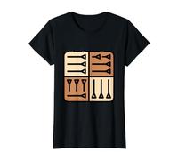 Cuneiform Tablet Writing Sumerian Mesopotamia Akkadian Value Graphic T-Shirt, Women, Black, M