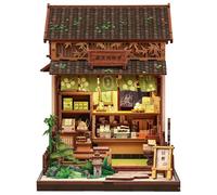 Cunfun Book Nook Mini Houses and Miniature Puzzle Pieces with Reliefs of Three-Dimensional Puzzle Pieces, as a Gift for Female Puzzle Lovers (Kanmi-dokoro Kurihara