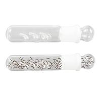 Cunguv Planaria Trap Leech Trap Flatworm Trap 3 Holes Leeches Catcher Glass Tube for Aquarium Shrimp Tank 2 Pieces