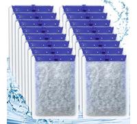 Cunina 16-Pack Filter Cartridges Large Compatible with Tetra Whisper Bio-Bag Aquarium Filters, Fish Tank Filters Replacement for Aquariums for Whisper Filter 20i 40i/ IQ 20 30 45 60/ PF20 30 40 60