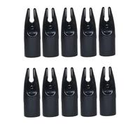 Cunlvyyds Archery Arrow Nocks 8mm Replaceable Shockproof Plastic Insert Tail Arrow Accessory 50PCS