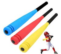 Cunlvyyds Toddler Baseball Bat, 21 Inch EVA Foam Baseball Bat with Ball for Outdoor Playing Toddler, 3PCS Foam, Kids, Wiffle Ball